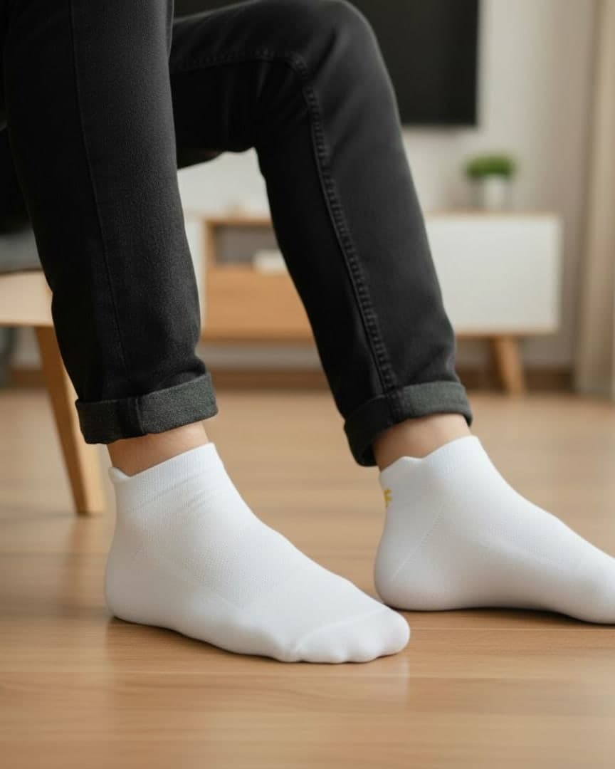 Premium Antimicrobial Ankle Socks – Breathable & Odor Control Comfort-1