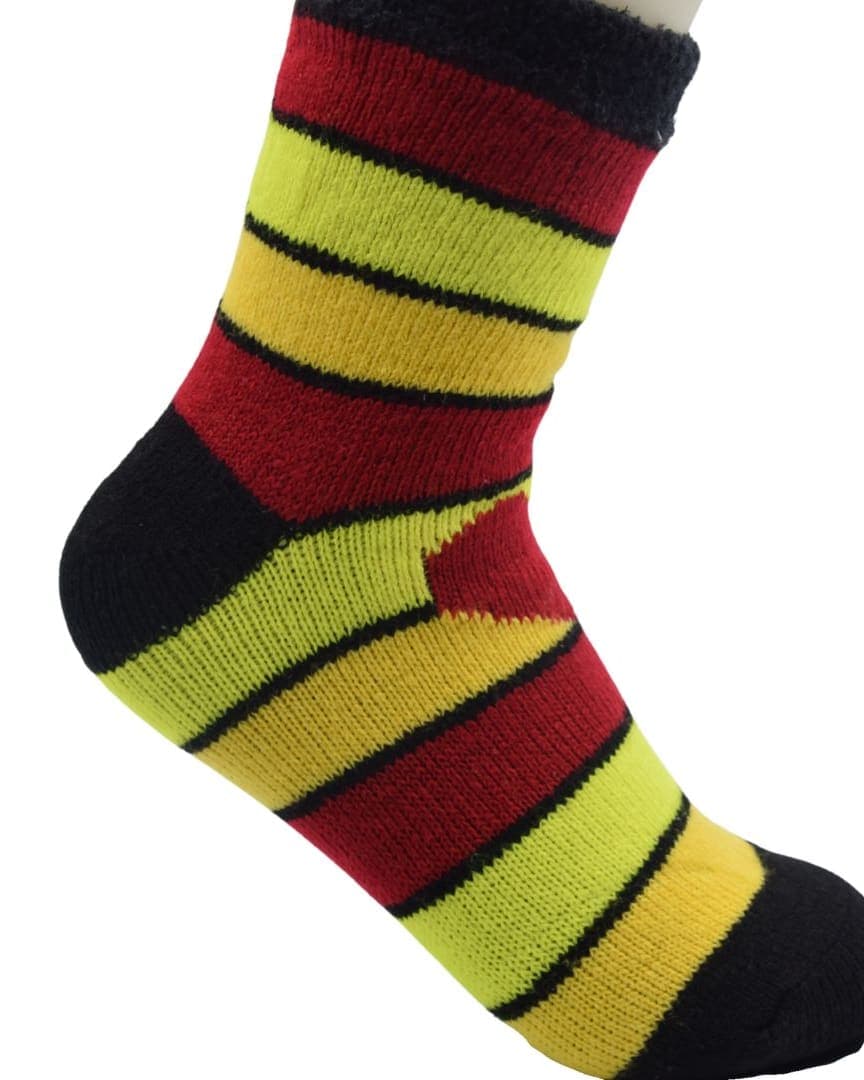 Multicolor Woolen Thermal Socks | Soft Fleece-Lined Warm Winter Socks1 hover