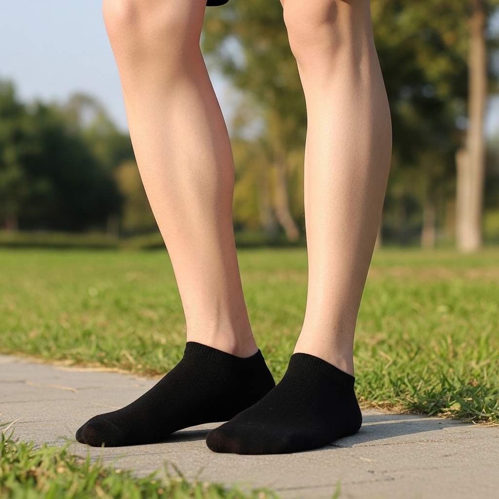 Classic Black Low-Cut Socks – Everyday Comfort & Versatility