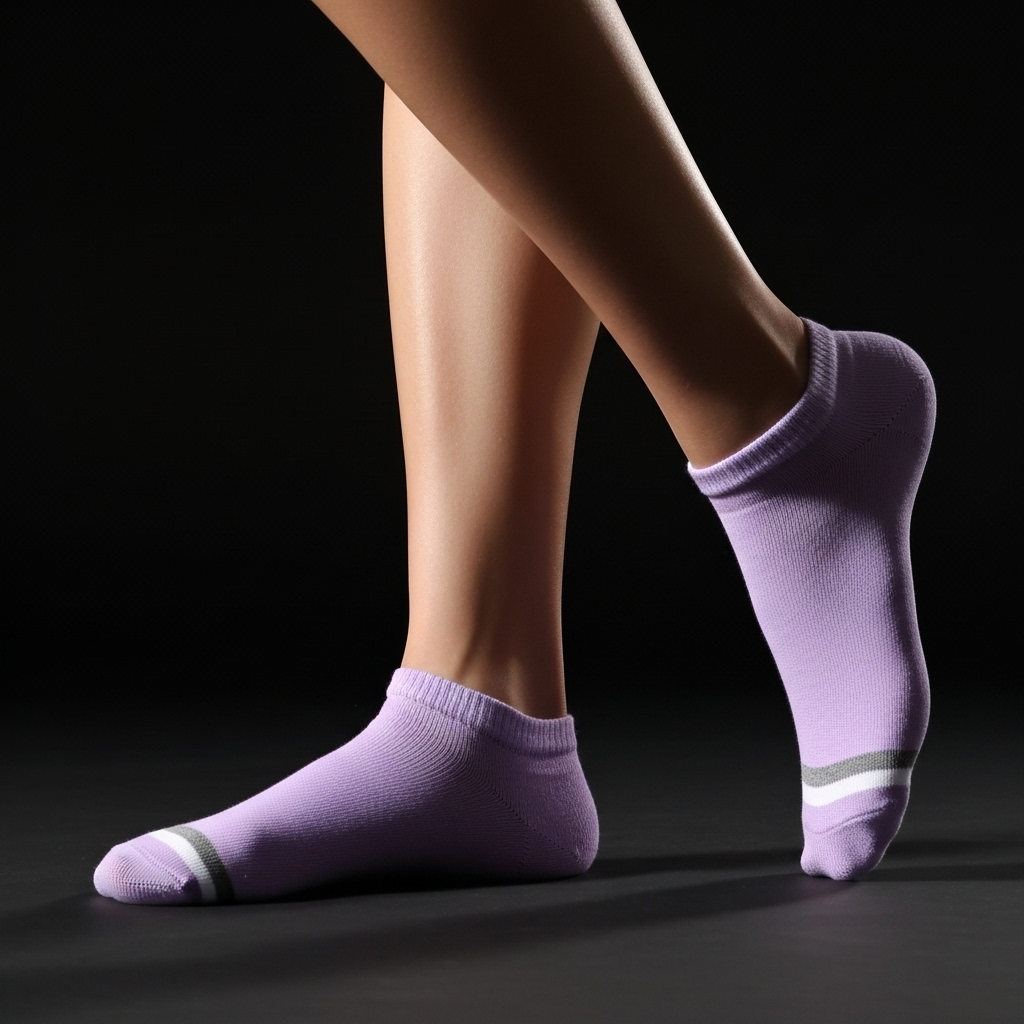 Lavender Ankle Socks – Soft, Stylish & Everyday Comfort