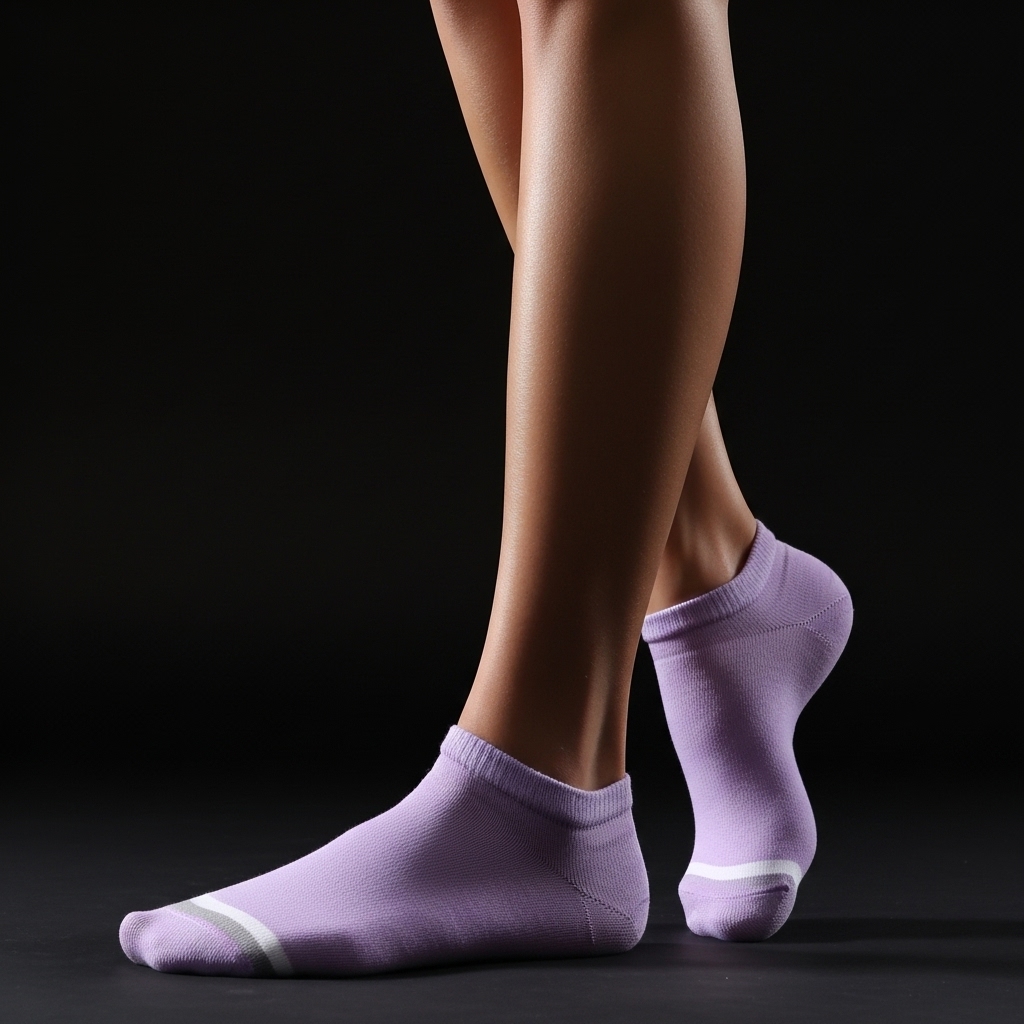 Lavender Ankle Socks – Soft, Stylish & Everyday Comfort - Image 4