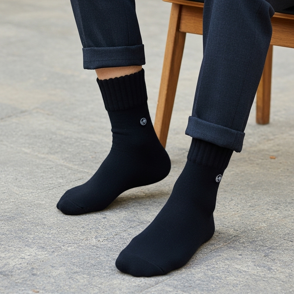 Luxury Wool Socks Gift Box – 4 Pair Set | Premium Warmth & Classic Colors - Image 3