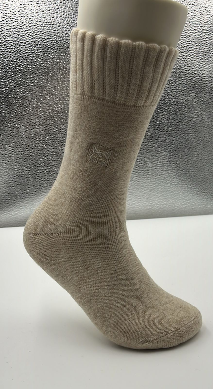 Premium Beige Woolen Winter Socks – Soft, Warm & Stylish Comfort Wear - Image 3