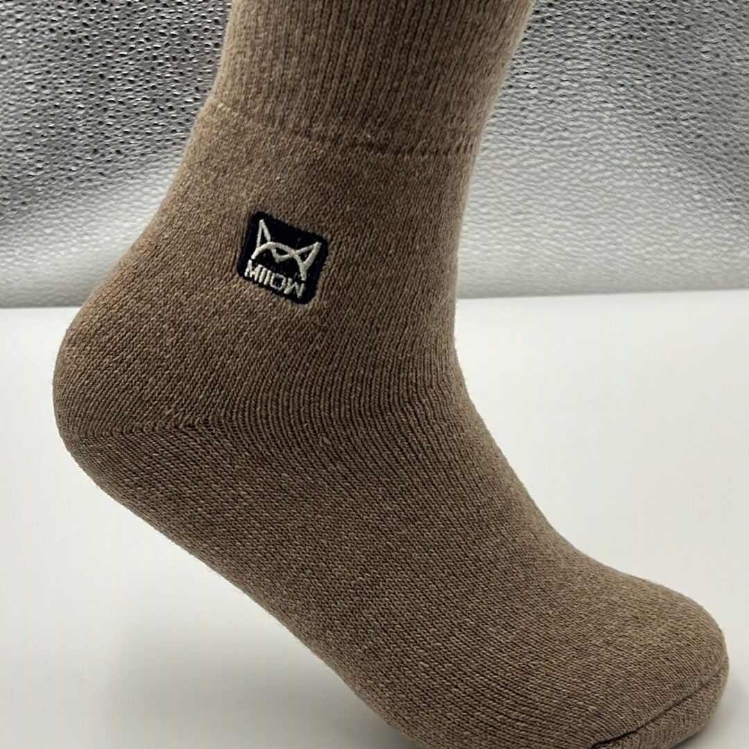 Miow Women’s Woolen Brown Socks – Warm, Soft & Cozy Winter Comfort - Image 3