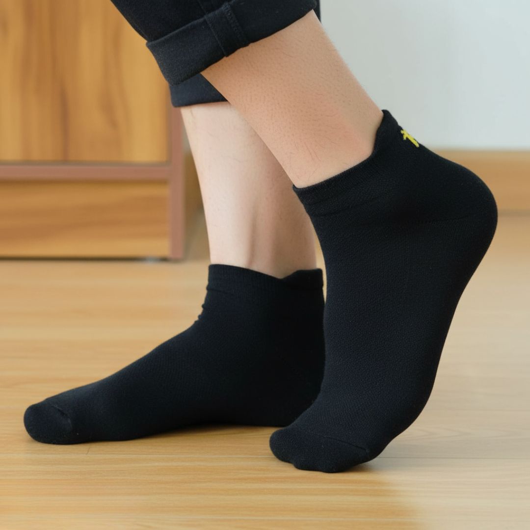 Antimicrobial Cotton Ankle Socks – Pack of 2 - Image 3