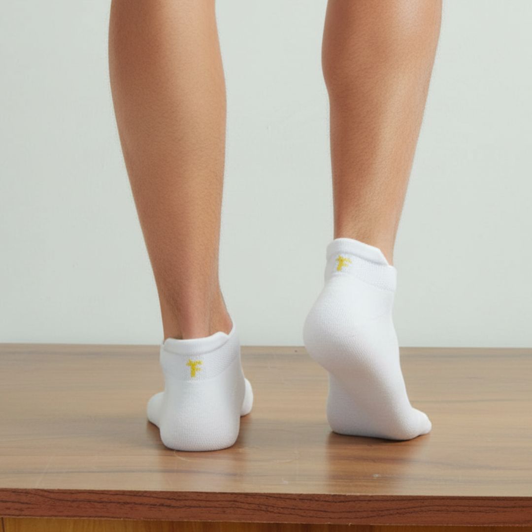 Premium Antimicrobial Ankle Socks – Breathable & Odor Control Comfort