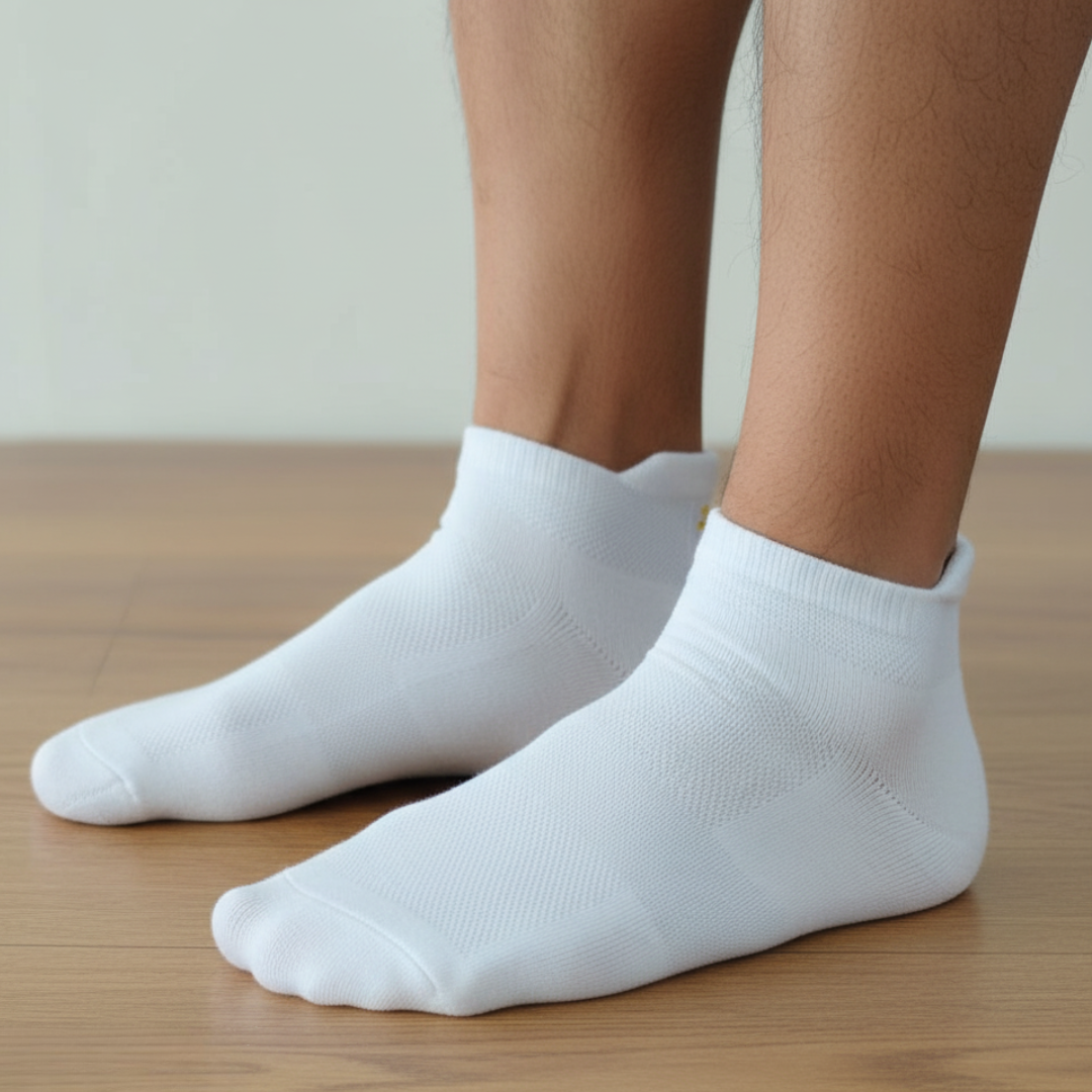 Premium Antimicrobial Ankle Socks – Breathable & Odor Control Comfort
