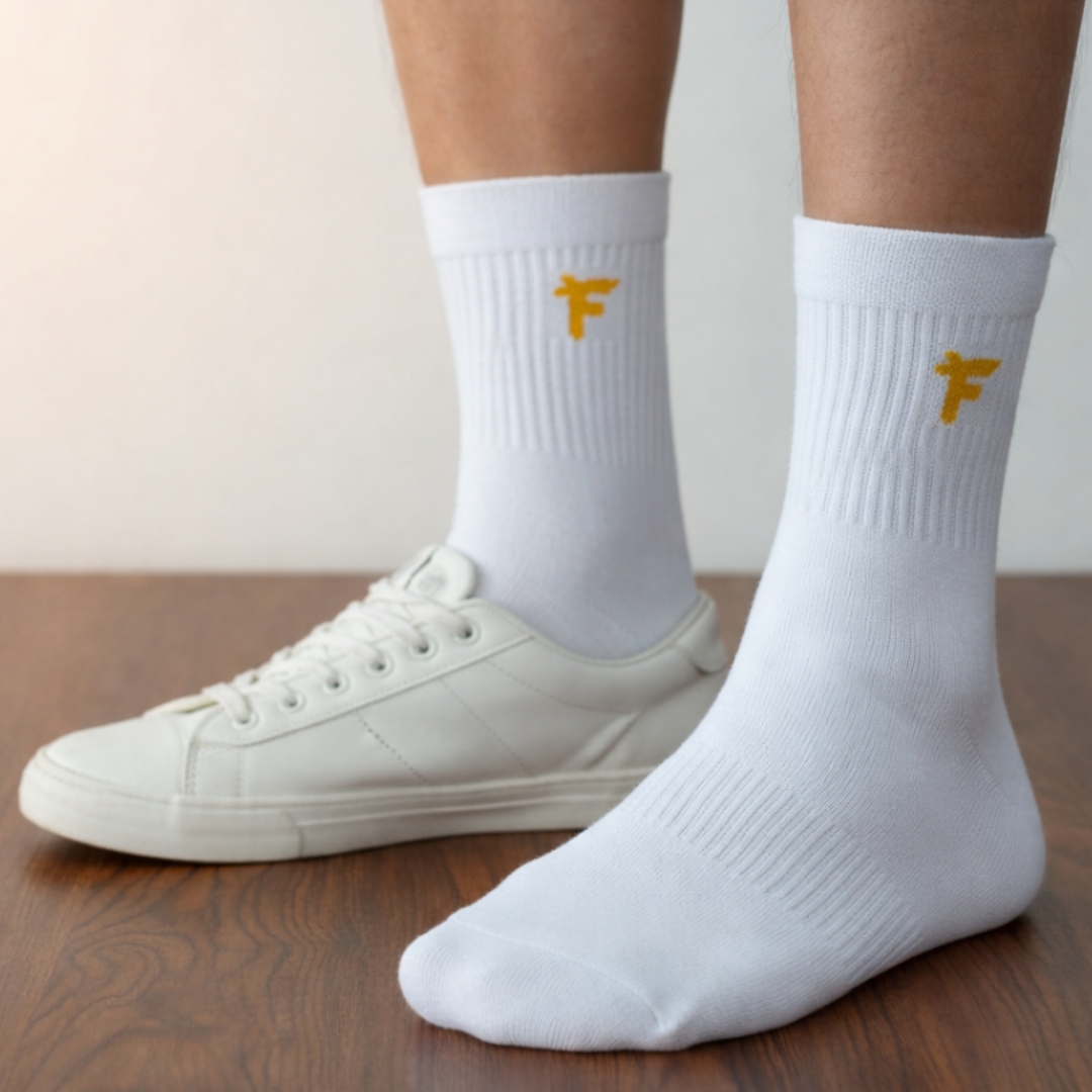 Men’s Antimicrobial Cotton Ribbed Crew Socks - Image 3